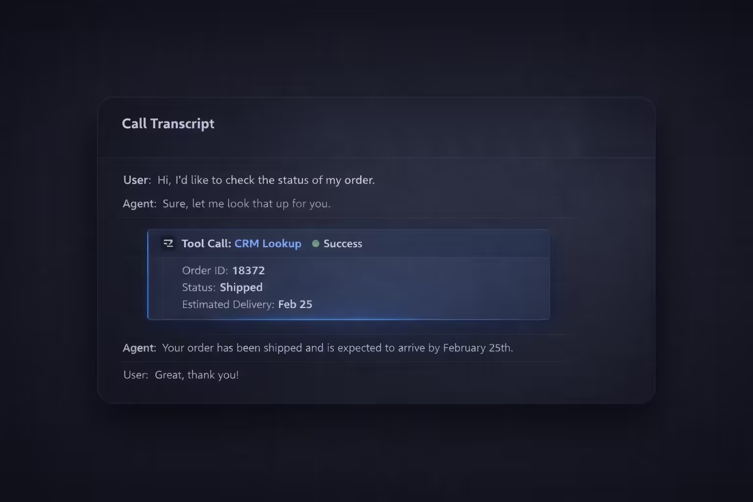Enhanced Call Transcripts