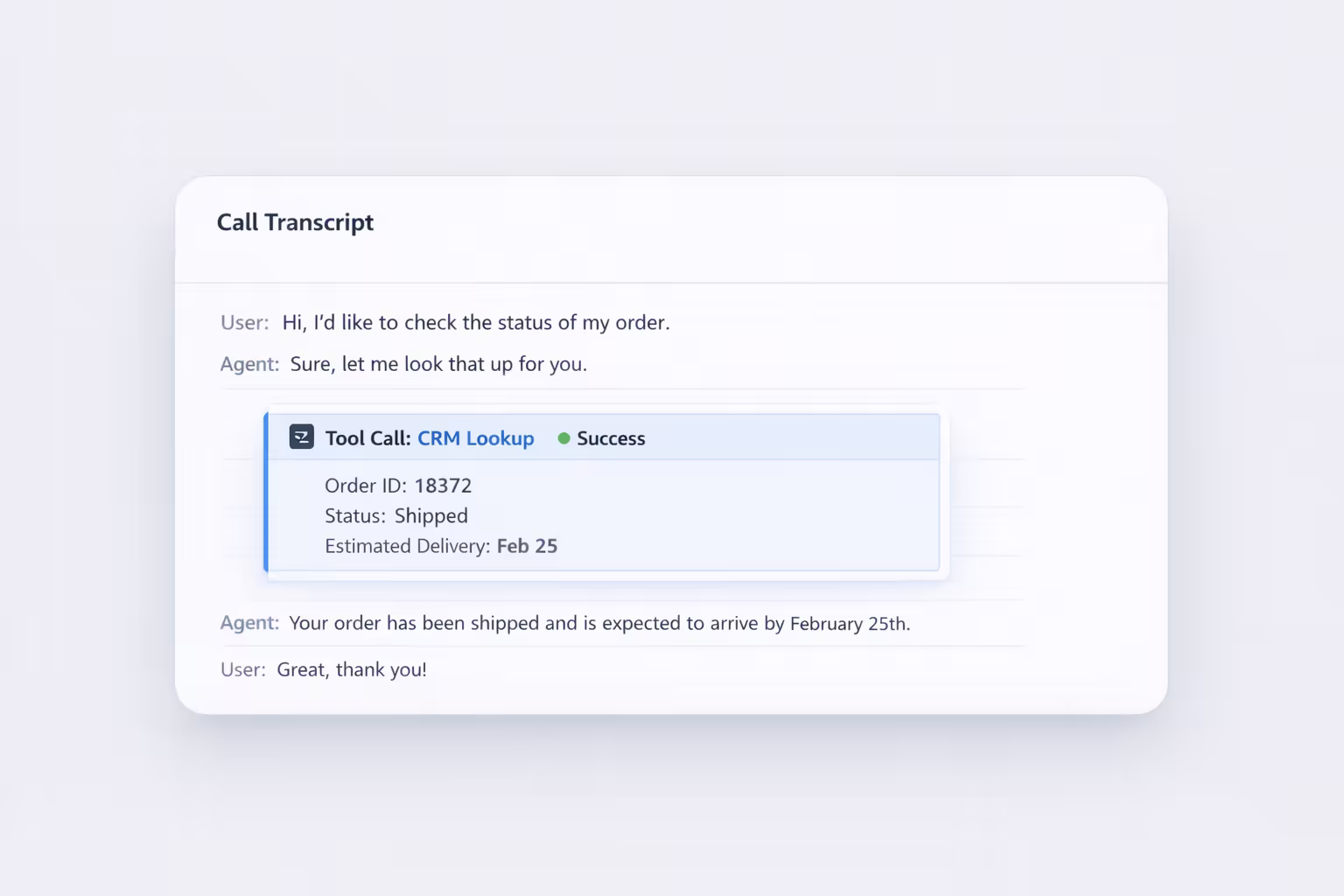 Enhanced Call Transcripts