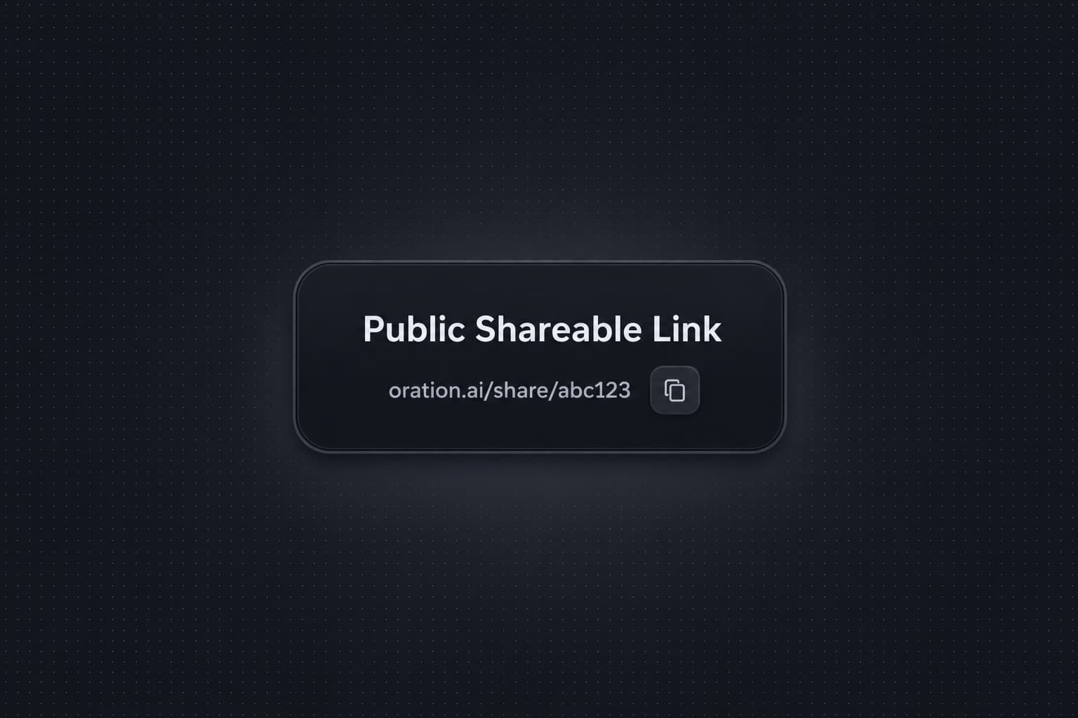 Public Shareable Links for Conversations